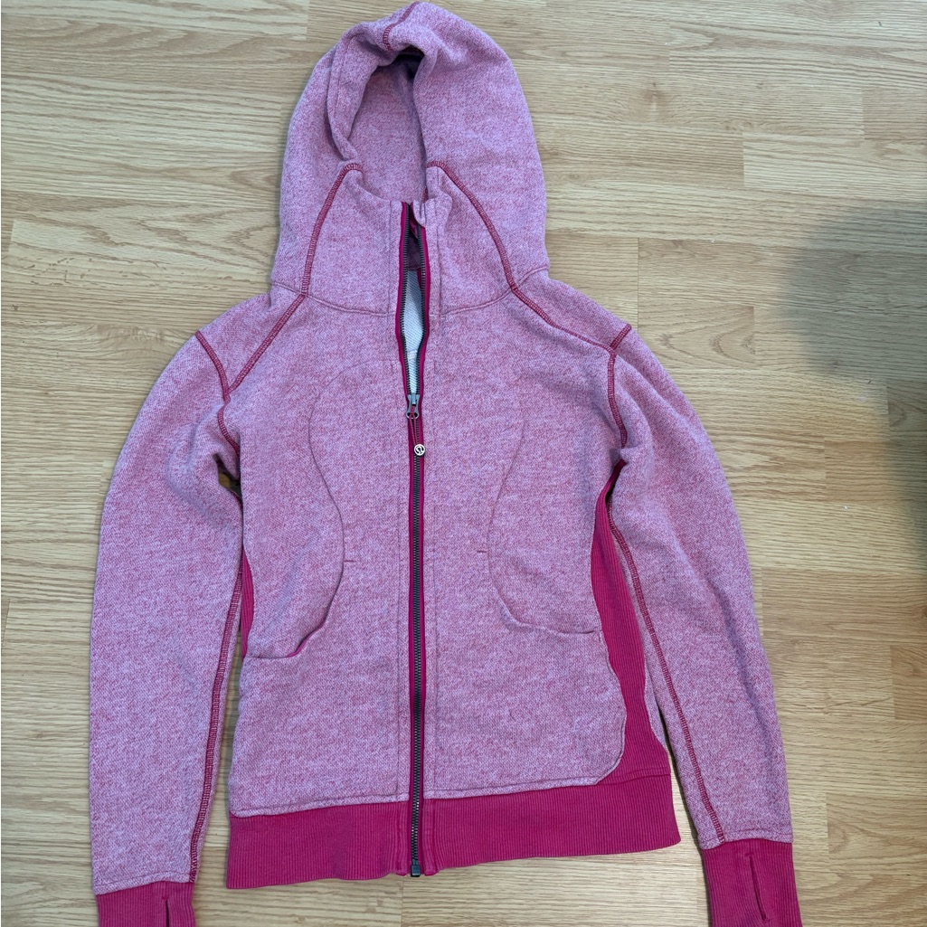 Lululemon Athletica Heathered Pink Hoodie